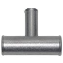 Schlauch T-Verbinder T-Stück Aluminium 23x16x23